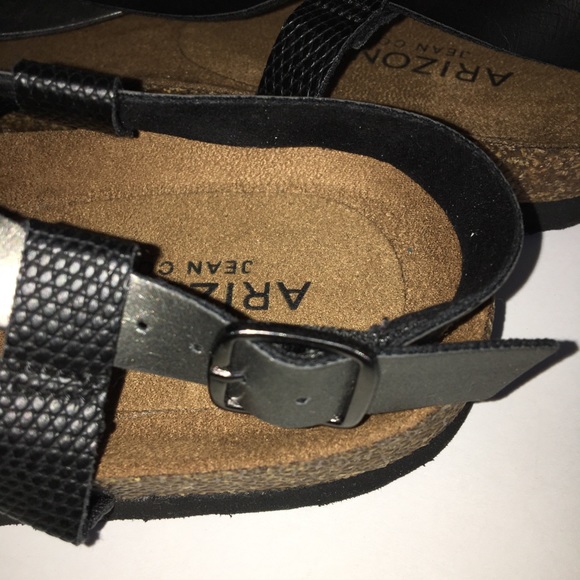 Arizona Jean Co. black sandals. NWOB - Picture 5 of 7